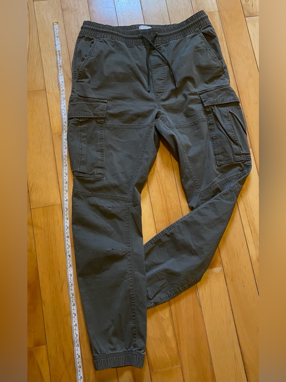 H&M Olive Cargo Jogger Pants